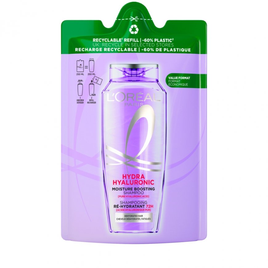 Elseve Hyaluron Plump Moisture Shampoo - Hyaluronihappo kosteuttava – 2