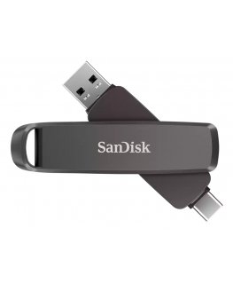 SanDisk SDDDE1-512G-G46 USB-muisti 512 GB USB Type-C/USB Type-A 3.2 Gen 2 (3.1 Gen 2) musta