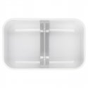 ZWILLING Fresh & Save Talpykla pietums 1,3 L Plastikas, Silikonas Pilka, Balta 1 vnt ZWILLING Fresh & Save Talpykla pietums 1,3 L Plastikas, Silikonas Pilka, Balta 1 vnt