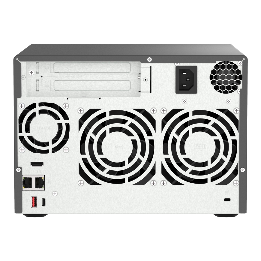 QNAP TVS-H674 NAS Tower Intel® Core™ i5 i5-12400 32 GB DDR4 0 TB QuTS hero Juoda – 2