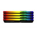 Kingston Technology FURY Beast RGB atmiņas modulis 128 GB 4 x 32 GB DDR5 5600 MT/s Kingston Technology FURY Beast RGB atmiņas modulis 128 GB 4 x 32 GB DDR5 5600 MT/s