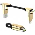 Rolling Square InCharge X, 100W, USB-C/Lightning/M.USB, 7cm, M.beige