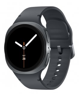 Samsung Galaxy Watch 8 3,3 cm (1.3") AMOLED 40 mm Digitāls 438 x 438 pikseļi Skārienjūtīgais ekrāns Grafīts Wi-Fi GPS