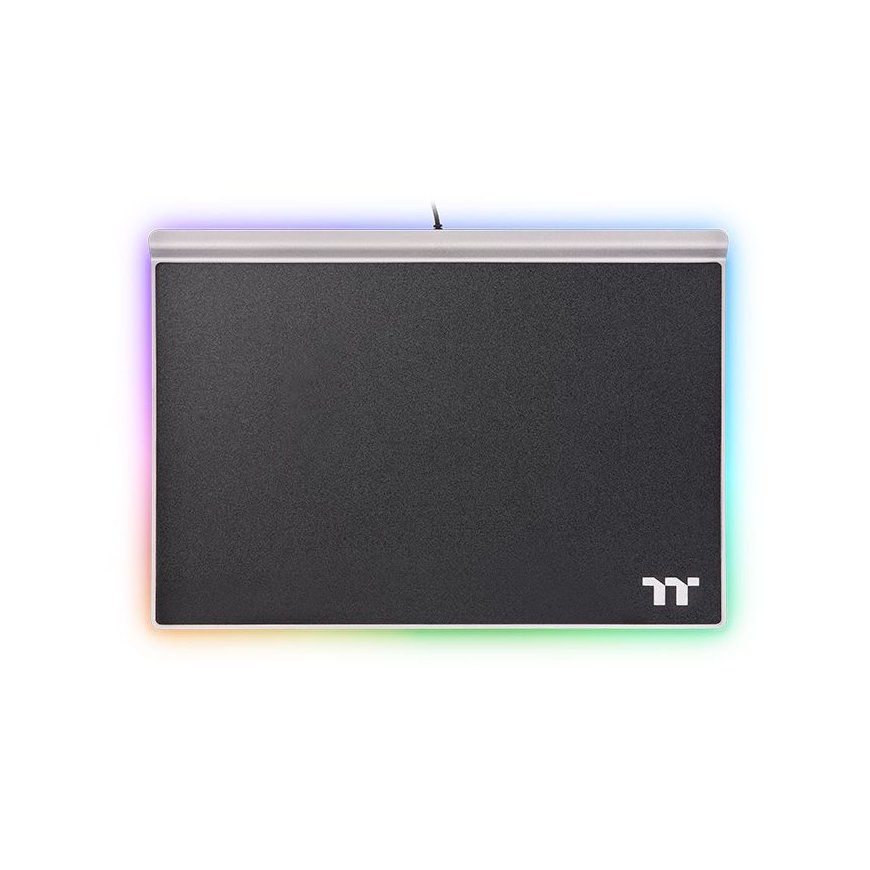 Thermaltake Argent MP1 RGB Игровая поверхность Черный, Титановый