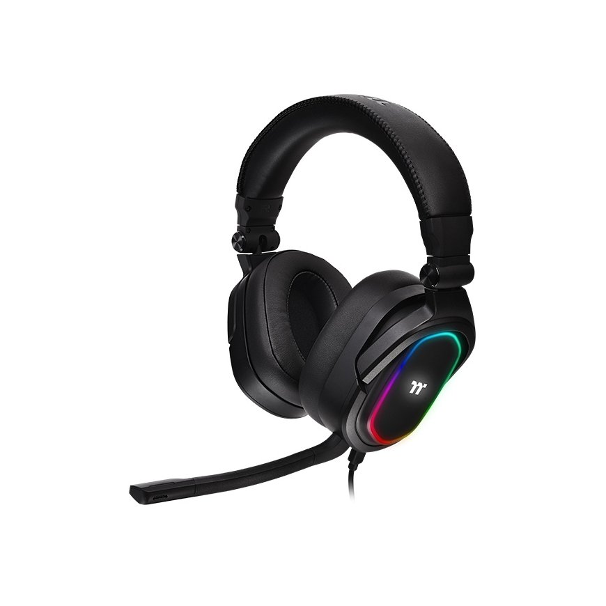 Thermaltake ARGENT H5 RGB Kõrvaklapp Juhtmega ühendatud Peavõru Mängimine Must – 3