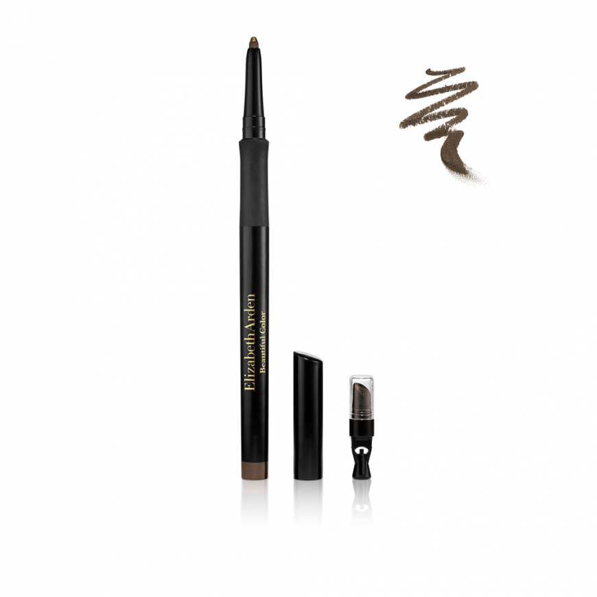 Elizabeth Arden, Precision Glide, Retractable, Gel acu zīmulis, 01, Melns samts, 0.35 g *Tester – 2