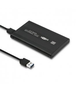 Qoltec 51861 ārējā cietā diska korpuss HDD / SSD 2.5 "SATA3 | USB 3.0 | Melns
