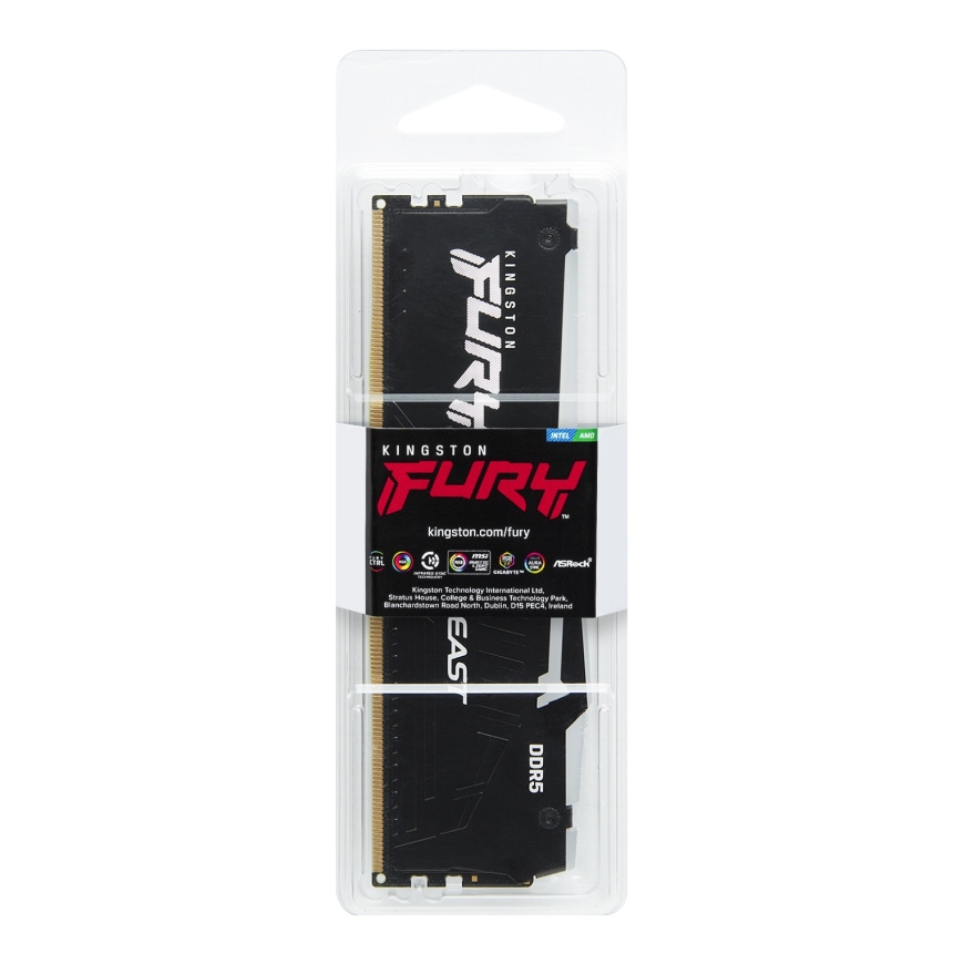 Kingston Technology FURY Beast 32GB 5200MT/s DDR5 CL40 DIMM RGB – 5