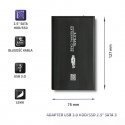 Qoltec 51861 välise kõvaketta korpus HDD / SSD 2,5 "SATA3 | USB 3.0 | Must Qoltec 51861 välise kõvaketta korpus HDD / SSD 2,5 "SATA3 | USB 3.0 | Must