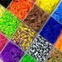 Kiddyz 4400шт Набор для создания браслетов Резинки Крючки Заколк
