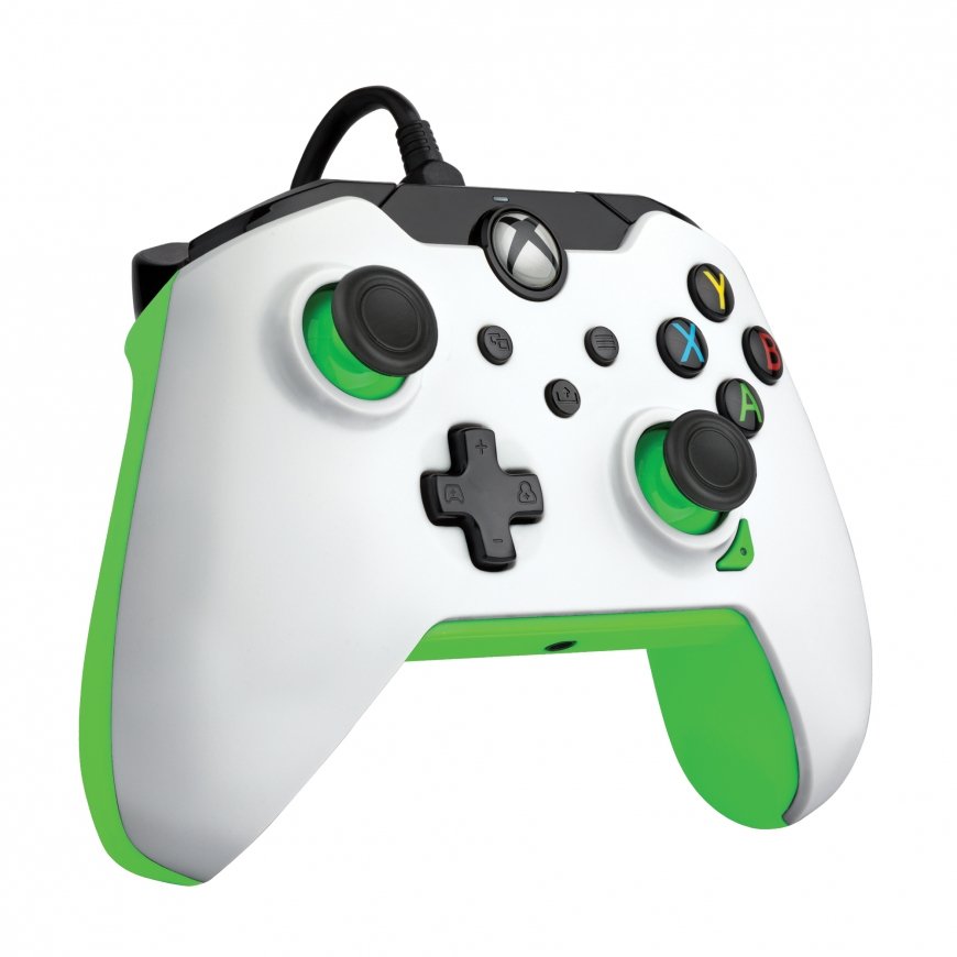 PDP Wired Controller: Neon White - Xbox Series X|S, Xbox One, Xbox, Windows 10/11 – 3
