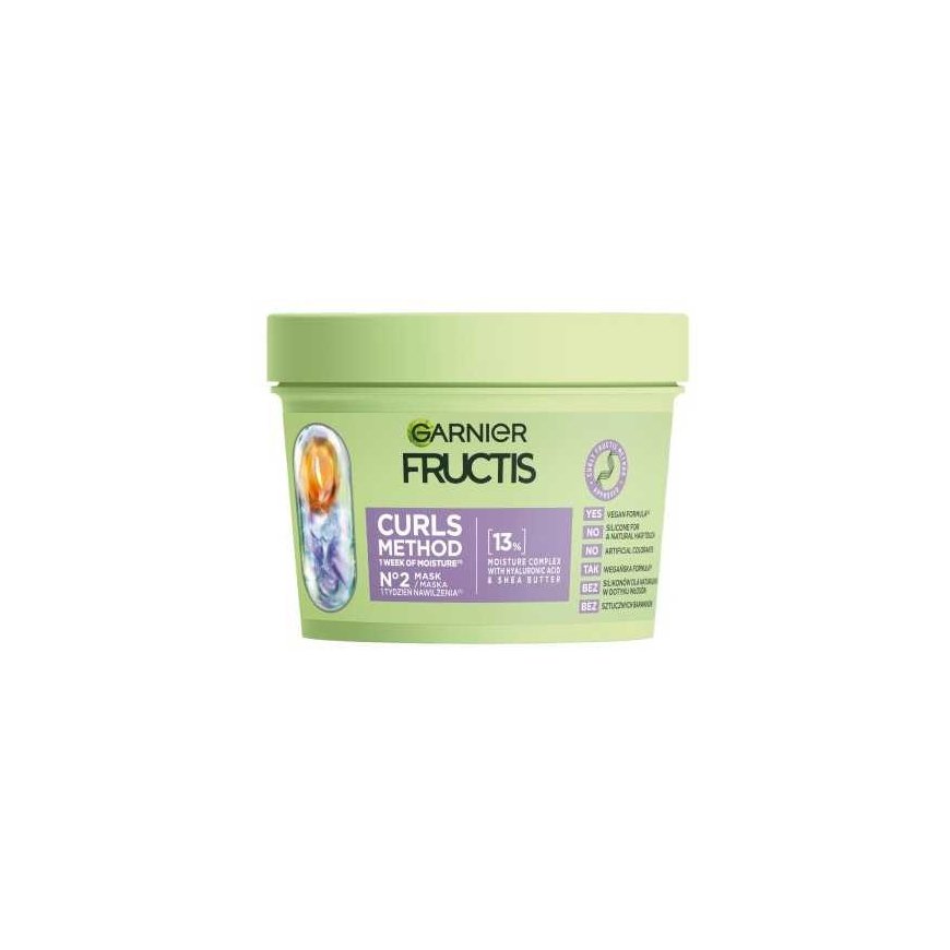 Маска для вьющихся волос Garnier «Fructis Curls Method», 370 мл