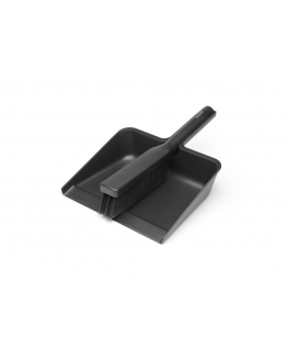 Dustpan and brush set - Dark Grey Brabantia
