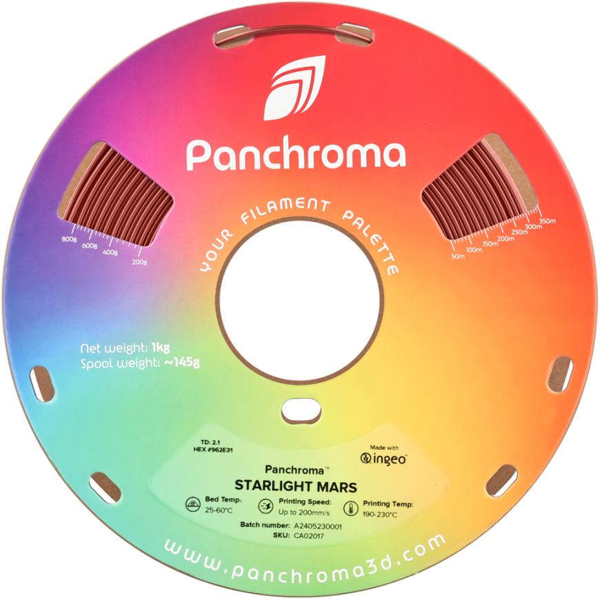 Polymaker Panchroma PLA Starlight 1.75mm 1kg - Starlight Mercury – 3