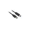 Sharkoon 3m, USB3.0-A/USB3.0-B USB-kaapeli USB 3.2 Gen 1 (3.1 Gen 1) USB A USB B musta Sharkoon 3m, USB3.0-A/USB3.0-B USB-kaapeli USB 3.2 Gen 1 (3.1 Gen 1) USB A USB B musta