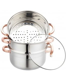 Puods NA PARĘ KLAUSBERG 4 ELEM. 24cm KB-7735 ROSE GOLD
