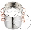 Puods NA PARĘ KLAUSBERG 4 ELEM. 24cm KB-7735 ROSE GOLD Puods NA PARĘ KLAUSBERG 4 ELEM. 24cm KB-7735 ROSE GOLD
