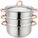 Puods NA PARĘ KLAUSBERG 4 ELEM. 24cm KB-7735 ROSE GOLD Puods NA PARĘ KLAUSBERG 4 ELEM. 24cm KB-7735 ROSE GOLD
