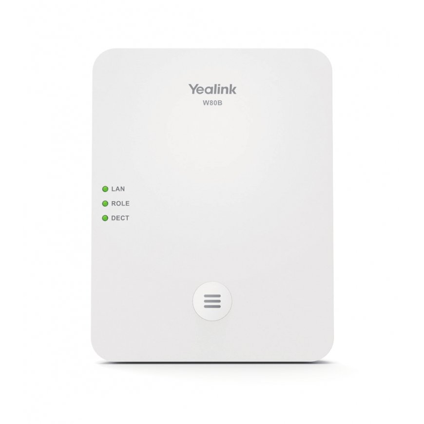 Yealink W80B DECT bazinė stotis Balta