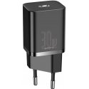 Baseus CCSUPJ01 PDA/mobīlo telefonu lādētājs Universāls Melns AC Ātrā uzlāde Iekštelpas Baseus CCSUPJ01 PDA/mobīlo telefonu lādētājs Universāls Melns AC Ātrā uzlāde Iekštelpas