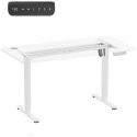 Ergo Office elektriskais augstuma regulēšanas galds, maks. augstums 1160 mm, maks. slodze - 80 kg, bez galda virsmas, darbam sēž Ergo Office elektriskais augstuma regulēšanas galds, maks. augstums 1160 mm, maks. slodze - 80 kg, bez galda virsmas, darbam sēž