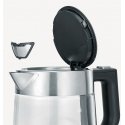 Severin WK 3468 vedenkeitin 1 L 2200 W musta, Ruostumaton teräs, Läpinäkyvä Severin WK 3468 vedenkeitin 1 L 2200 W musta, Ruostumaton teräs, Läpinäkyvä