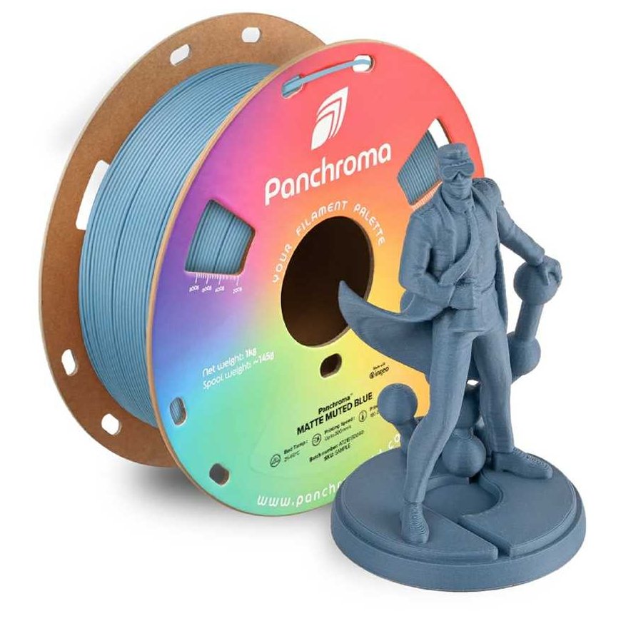 Polymaker Panchroma PLA Matte Muted 1.75mm 1kg - Muted Baltas – 2