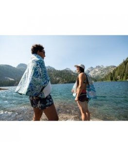 PackTowl RecPers Beach Towel - Dark Blue