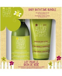 Little Green Little Žalias Little Žalias BABY Bathtime Bundle Box gift set for children 240 ml+180 ml