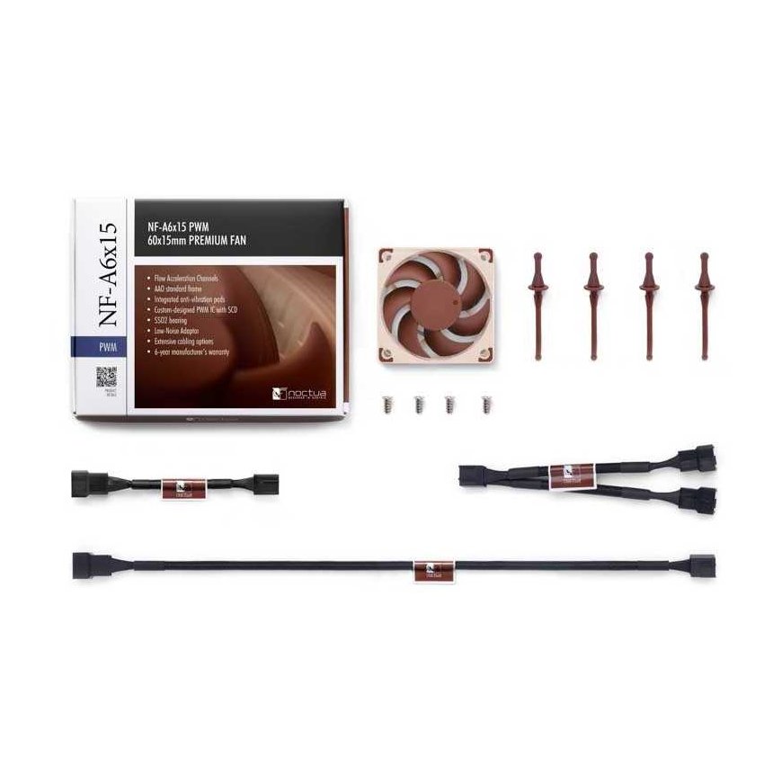 Noctua NF-A6x15 PWM ventilators – 4