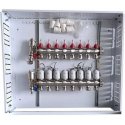 Hismart Grindinio lämmityskeräin 8 piiriä termisillä käyttövoimilla NC AC230V ja virtausmittareilla Hismart Grindinio lämmityskeräin 8 piiriä termisillä käyttövoimilla NC AC230V ja virtausmittareilla