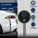 Qoltec EV laadimisjaam 2in1 Tüüp2 | 22kW | Wi-fi | LCD | 3 faasi | Wallbox | Smart life rakendus | RFID | 5m Qoltec EV laadimisjaam 2in1 Tüüp2 | 22kW | Wi-fi | LCD | 3 faasi | Wallbox | Smart life rakendus | RFID | 5m