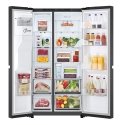 LG GSLC41EPPE side-by-side refrigerator Freestanding 641 L E Black