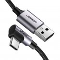Ugreen 50942 USB-kaapeli USB 2.0 2 m USB A USB C musta