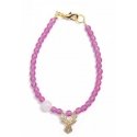 Deers Violet beaded mini bracelet with rose quartz Deers Violet beaded mini bracelet with rose quartz
