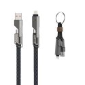 4smarts 541456 USB cable 1.5 m USB A/USB C USB C/Lightning Graphite 4smarts 541456 USB cable 1.5 m USB A/USB C USB C/Lightning Graphite