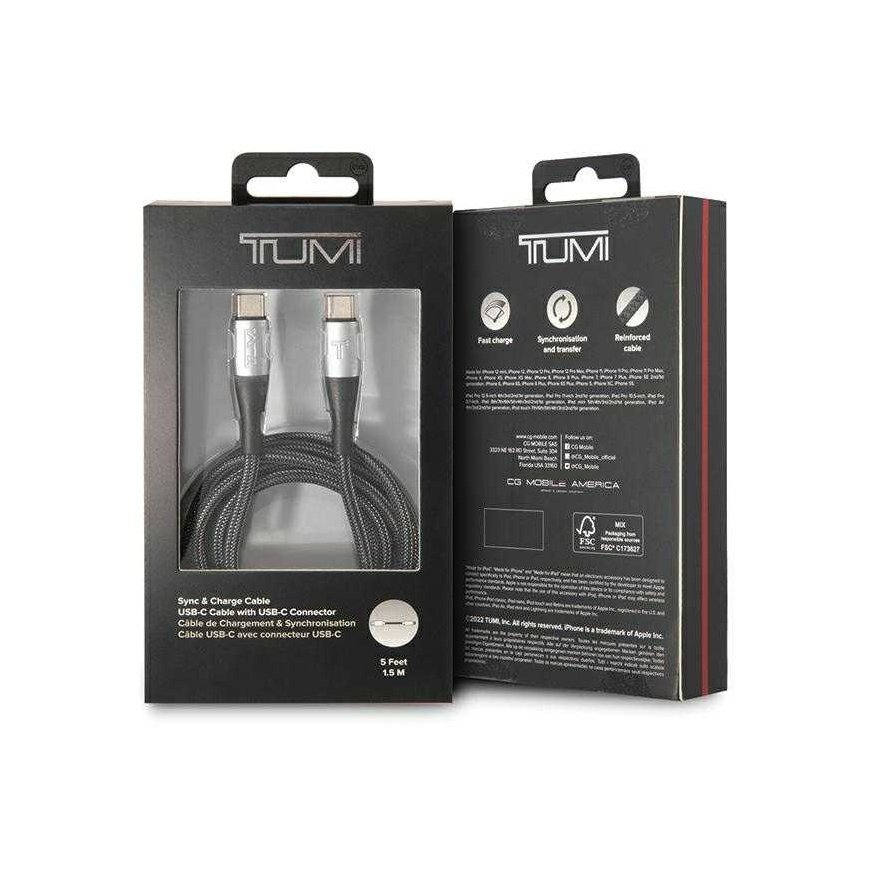 TUMI TUCCSUSBC cable USB-C - USB-C 1.5m Fast Charging black color – 4