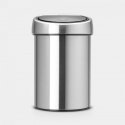 Brabantia TOUCH BIN 3 L Round Steel Brabantia TOUCH BIN 3 L Round Steel