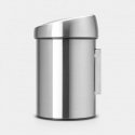 Brabantia TOUCH BIN 3 L Round Steel Brabantia TOUCH BIN 3 L Round Steel