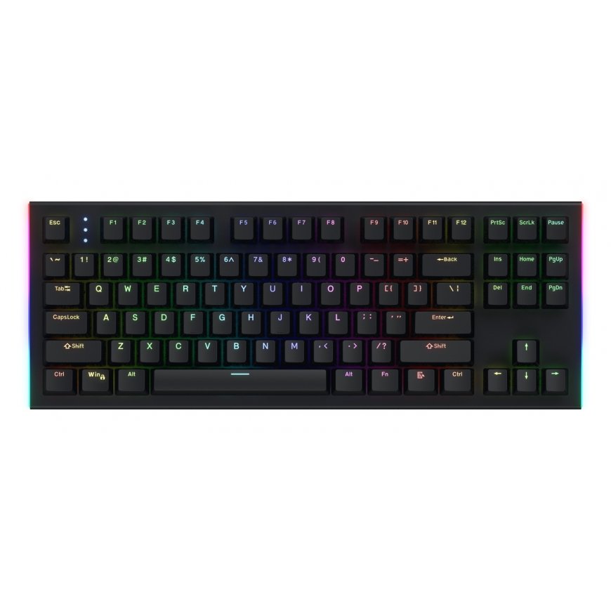 HATOR Gravity X TKL klaviatūra Žaidimams USB QWERTY Anglų (JAV) Juoda