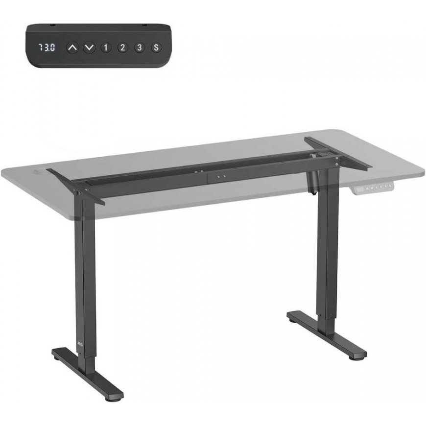 Ergo Office electric height-adjustable desk, max height 1160 mm, max load - 80 kg, without tabletop, for sitting or standing wor