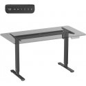 Ergo Office electric height-adjustable desk, max height 1160 mm, max load - 80 kg, without tabletop, for sitting or standing wor Ergo Office electric height-adjustable desk, max height 1160 mm, max load - 80 kg, without tabletop, for sitting or standing wor
