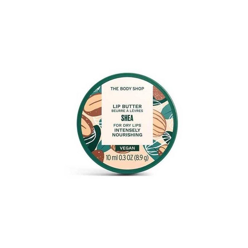 The Body Shop Sviests lūpām vegānisks šī sviesta lūpu balzams 10ml – 2