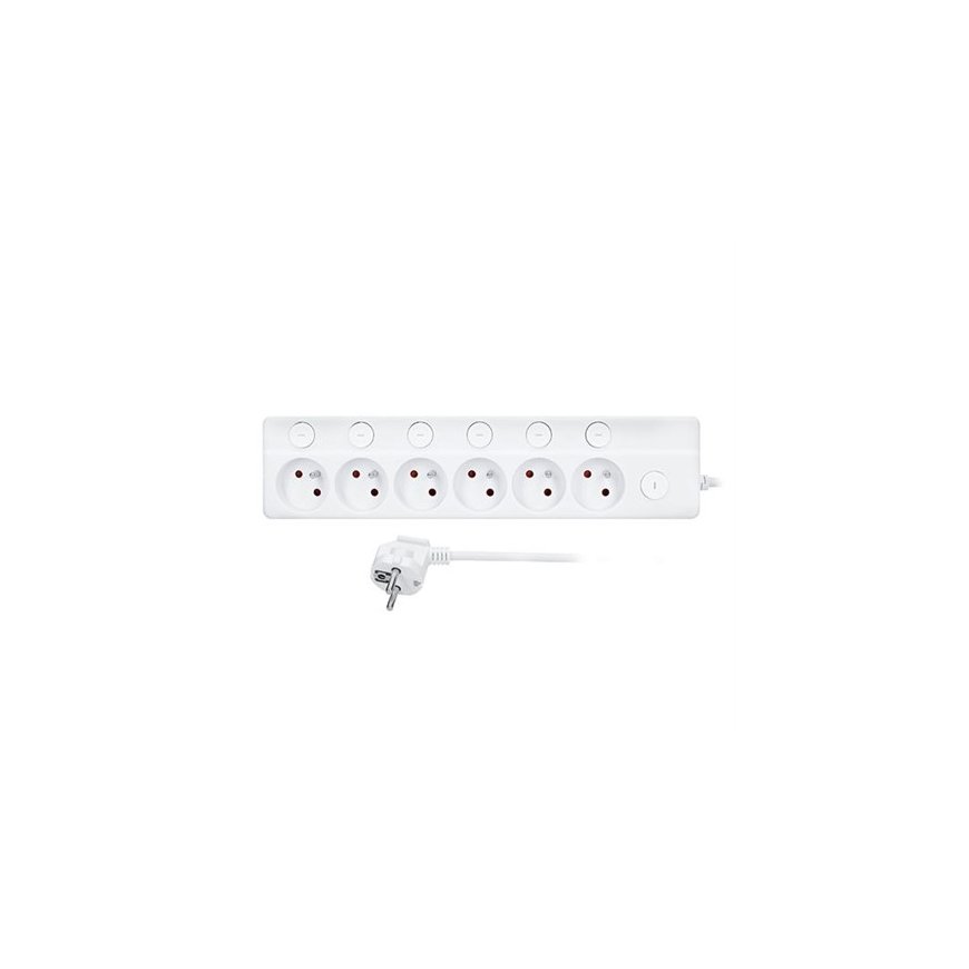 Solight 6z extension cord 3m white – 2