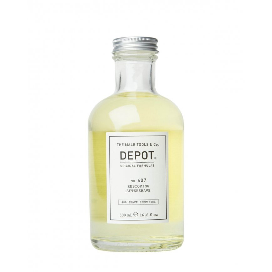 DEPOT The Male Tools & Co. No. 407 Restoring Aftershave Losjons pēc skūšanās 500 ml