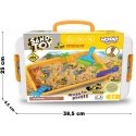 WOOPIE kinetic sand 1.5kg XXL Set Construction Site Table with Shapes and Vehicles WOOPIE kinetic sand 1.5kg XXL Set Construction Site Table with Shapes and Vehicles