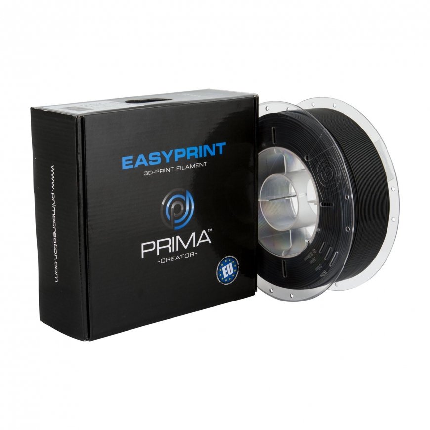 PrimaCreator EasyPrint PETG - 1,75 mm - 1 kg - Musta – 3
