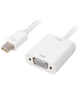 Sharkoon 0.15m, Mini DisplayPort/VGA 0,15 m VGA (D-Sub) Valge