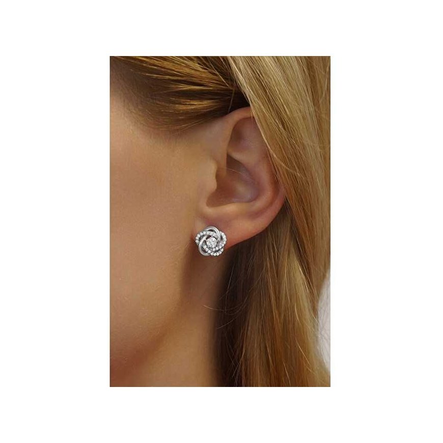 Silvego hõbedane ehtekomplekt ROSALYN ehtsate Šveitsi topaaside ja Brilliance zirkonitega JJJS0088TS (kõrvarõngad, ripats) – 2