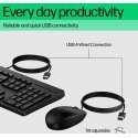 HP 225 G2 USB Wired Mouse Keyboard Combo, Copilot Key - Black HP 225 G2 USB Wired Mouse Keyboard Combo, Copilot Key - Black